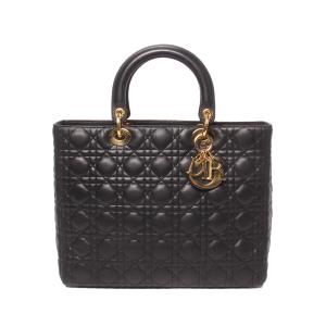 クリスチャンディオール トートバッグ ハンドバッグ カナージュ レディ ディオール MA-0999 レディース Christian Dior 中古
