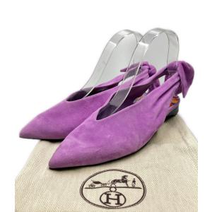 エルメス ポインテッドトゥフラットサンダル エヴァ BN221013Z2112 レディース SIZE 36 (23.5cm) HERMES 中古