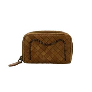 ボッテガ・ヴェネタ コインケース イントレチャート レディース メンズ BOTTEGA VENETA 中古