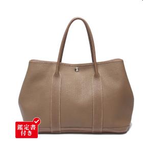 エルメス トートバッグ □K刻印 シルバー金具 ガーデンパーティPM レディース HERMES 中古