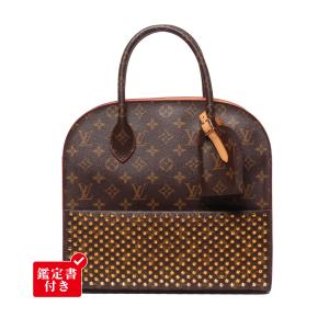 ルイ・ヴィトン クリスチャンルブタン ハンドバッグ スタッズ ハラコ アイコノクラス モノグラム M41234 レディース LOUIS VUITTON Christian Louboutin 中古