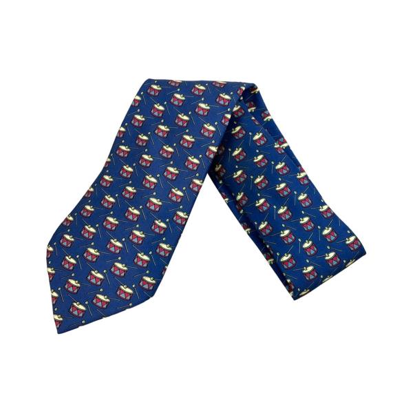 エルメス ネクタイ シルク100% メンズ HERMES 中古