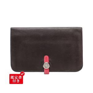 エルメス 長財布 □K刻印 シルバー金具 ドゴンGM レディース HERMES 中古