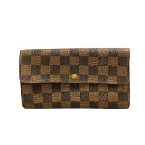 ルイ・ヴィトン 長財布 ポシェットポルトモネクレディ モノグラム M61725 レディース メンズ LOUIS VUITTON 中古