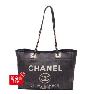 シャネル チェーンショルダーバッグ 肩掛け ゴールド金具 ドーヴィルライン 17番台 レディース CHANEL 中古