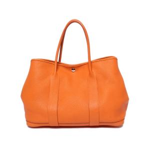 エルメス トートバッグ シルバー金具 ?P刻印 ガーデンパーティー MM レディース HERMES 中古