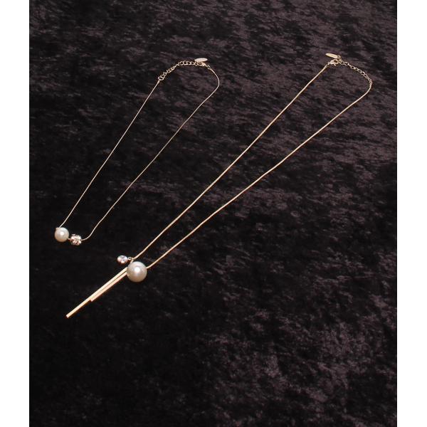 美品 ナチュラルビューティーベーシック ネックレス 2点セット レディース NATURAL BEAU...