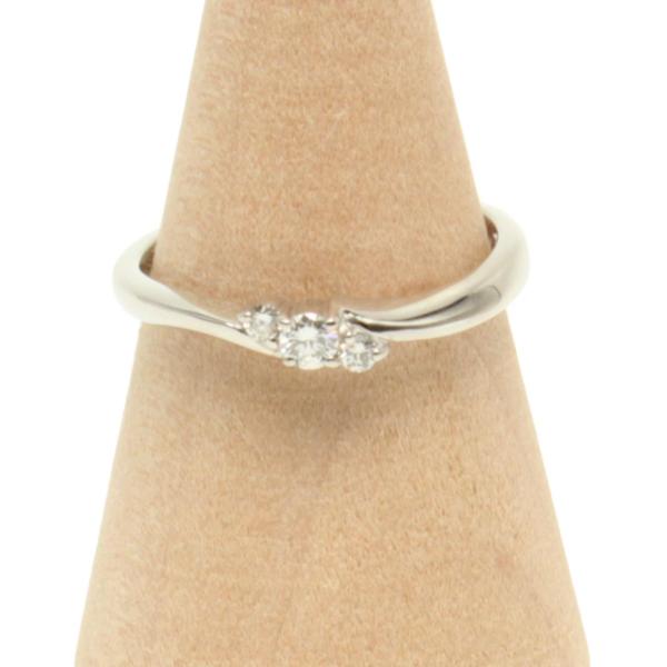 美品 スタージュエリー リング 指輪 PT950 ダイヤモンド 0.10ct レディース SIZE ...