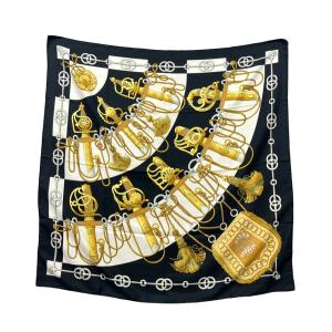 エルメス スカーフ カレ90 シルク100% クリケティス レディース HERMES 中古