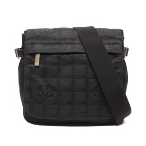 シャネル ショルダーバッグ 肩掛け 斜め掛け ゴールド金具 ニュートラベルライン レディース CHANEL 中古