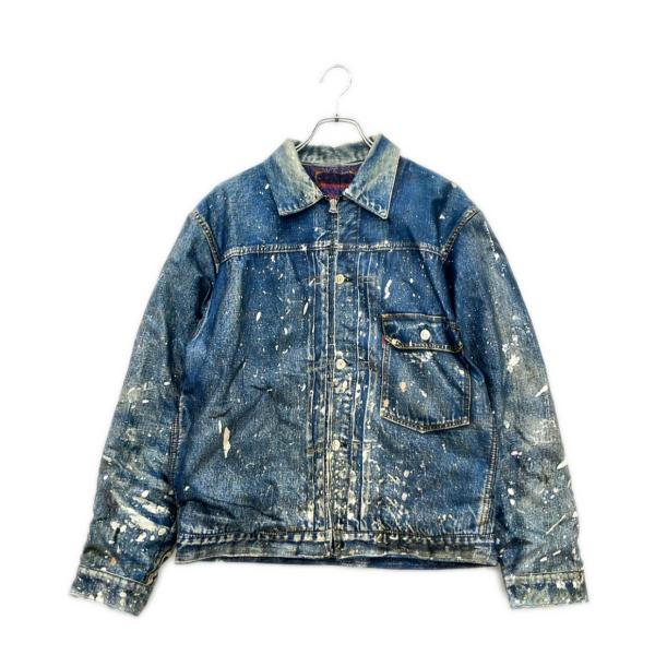 トルク トロンプルイユ　プリンテッドデニムジャケット メンズ SIZE 38 (S) TOLQ 中古