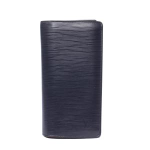 ルイ・ヴィトン 二つ折り長財布 ポルトフォイユ ブラザ エピ M61816 メンズ LOUIS VUITTON 中古