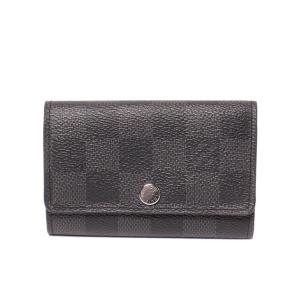 ルイ・ヴィトン 6連キーケース ミュルティクレ 6 ダミエ グラフィット N62662 メンズ LOUIS VUITTON 中古