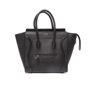 セリーヌ ハンドバッグ ラゲージマイクロショッパー レディース CELINE 中古