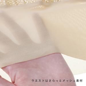 メッシュ ペチコート ロング 夏 ウエストゴム...の詳細画像4