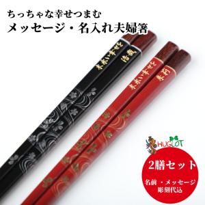 金紋せせらぎ 夫婦箸 セット 名前 ネーム 入り お箸 金婚式 銀婚式 お揃い ギフト おしゃれ 名入れ箸 黒 赤 名前入り ペア メッセージ 夫婦 両親 祖父母 紙箱