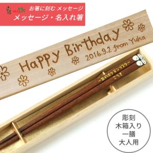 みみぷく箸 木箱入り 一膳 箸 名前入り 名入れ お箸 プレゼント シンプル かわいい 犬 ネコ イヌ 家族 お祝い 誕生日 記念日 贈り物 名前 母 文字入れ 父 男性