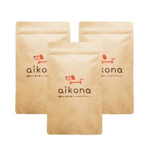 aikona 犬用サプリメント 60g✖️3 アイコナ aikona 犬用 サプリメント 60g 腸活 ケア 愛犬