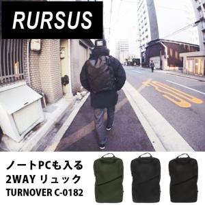 斜めジップ リュック RURSAS リュックサック シンプル C-0182｜huitcolline