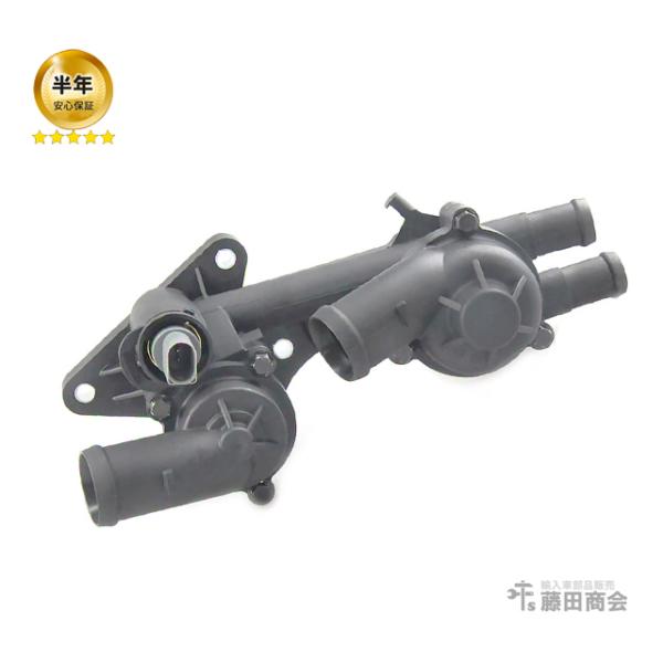 サーモスタット ASSY 80度開弁 フォルクスワーゲン ジェッタ 1KCAV 1KBLG JETT...