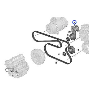 オルタネーターベルト用 ベルトテンショナー B...の詳細画像1