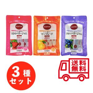 マービー ジャム 3種セット 各1袋 計3袋 低カロリージャム ストロベリー マーマレード ブルーベリー スティックタイプ ジャム パン 朝ご飯 介護職 砂糖不使用