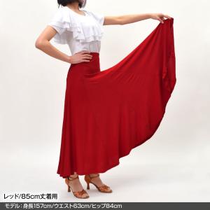 フラメンコ衣装 スカート ファルダ ストレッチ...の詳細画像5