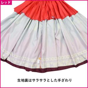 フラダンス衣装 シングルパウスカート5本ゴム ...の詳細画像4