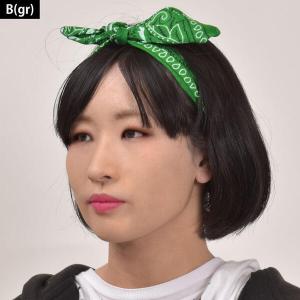 ダンス衣装 小物 ワイヤー入りバンダナ風ヘアバ...の詳細画像5