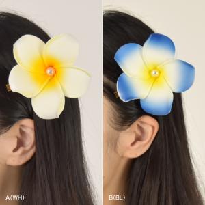 フラダンス衣装 ヘアクリップ プルメリア フラ...の詳細画像2