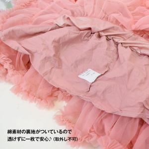 ダンス 衣装 スカート ボリュームたっぷりチュ...の詳細画像5