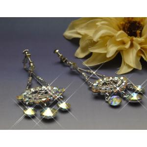 スワロフスキー コスチューム アクセサリー イヤリング　社交ダンス