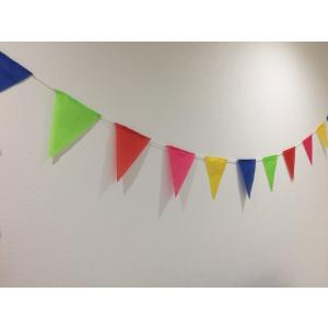 　長さ約10m！！カラフルフラッグ　キャンプ・グランピング・子供部屋・各種パーティーに！ガーランド