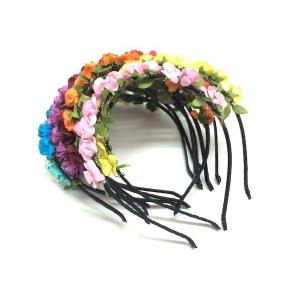 送料無料 造花 細身 カチューシャ ヘアアクセ...の詳細画像4
