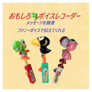 おもしろボイスレコーダー パーティーグッズ 変声 おもちゃ 玩具 九官鳥 フラミンゴ 面白グッズ ウィルマート