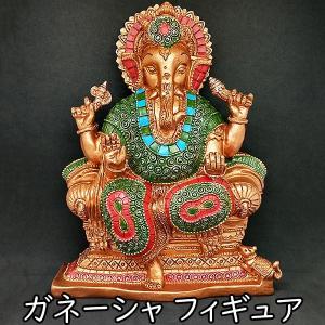 フィギュア ガネーシャ インド 神話 人形 ヒンドゥー教 神像 置き物 仏像 インテリア おもちゃ ...