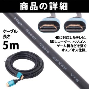 hdmiケーブル 4k 4m 5m 1年保証 ...の詳細画像5