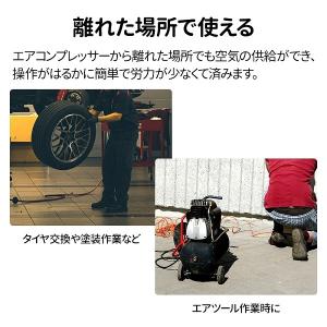 エアーホース 回転台 30m エアーホースリー...の詳細画像2