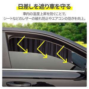 車 カーテン マグネット 汎用 4枚セット 仕...の詳細画像3