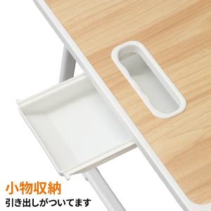 ベッドテーブル 折りたたみ サイドテーブル 木...の詳細画像2