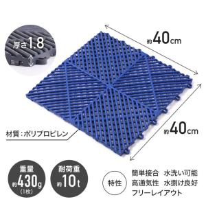ガレージタイル ガレージマット 40枚 20枚...の詳細画像2