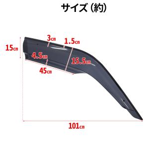 ハイエース ドアバイザー サイドバイザー 20...の詳細画像4