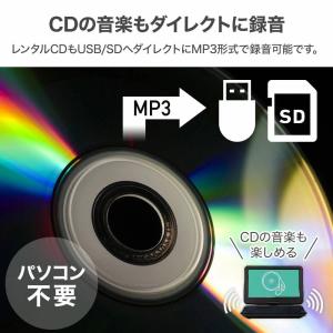 ポータブルdvdプレーヤー ブルーレイ 9イン...の詳細画像3