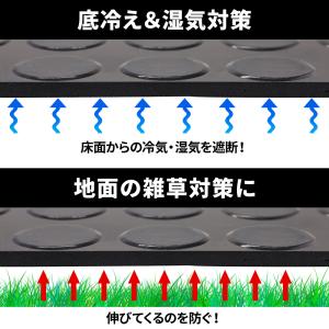 ゴムシート 5mm ガレージマット 屋外 屋内...の詳細画像3