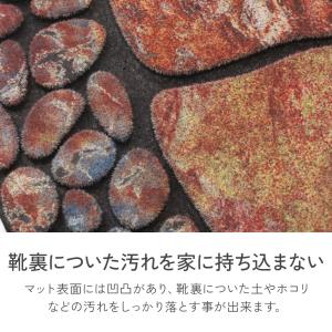 玄関マット 屋外 ゴム製 大判 泥落とし 水洗...の詳細画像2