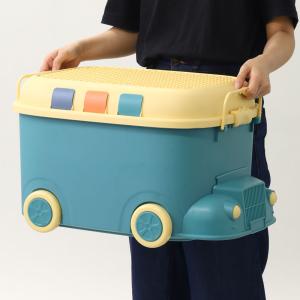 おもちゃ箱 大容量 収納 車 キャスター おも...の詳細画像5