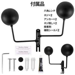 ヘルメットホルダー 壁掛け バイク ヘルメット...の詳細画像4