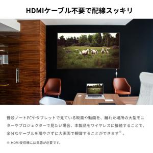 ワイヤレスUSB-C to HDMI ホワイト...の詳細画像2