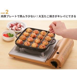 たこ焼きプレート フッ素 イワタニ CB-A-...の詳細画像2