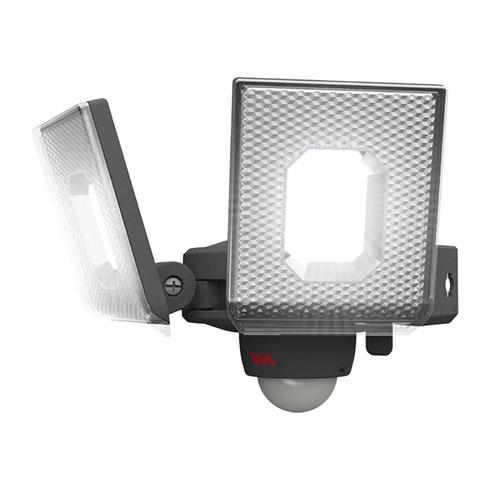 センサーライト 屋外 led 人感 防雨 自動点灯 2灯 明るい スライド式 角度調節 投光器 高輝...